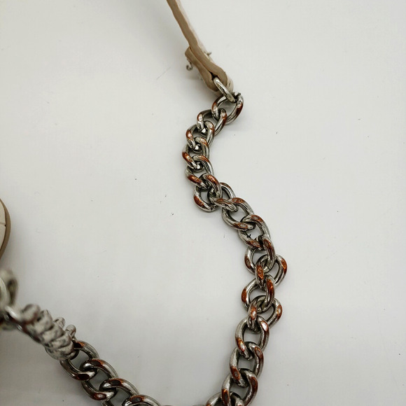 Zara Crossbody Mini Purse Ivory Faux Pebbled Leather Convertible Handbag - Picture 14 of 14